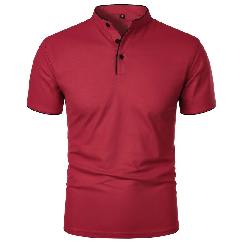 Herren Poloshirt POLO Shirt T-Shirt Kurzarm Zipper Hemd Fashion Polohemd Top NEU