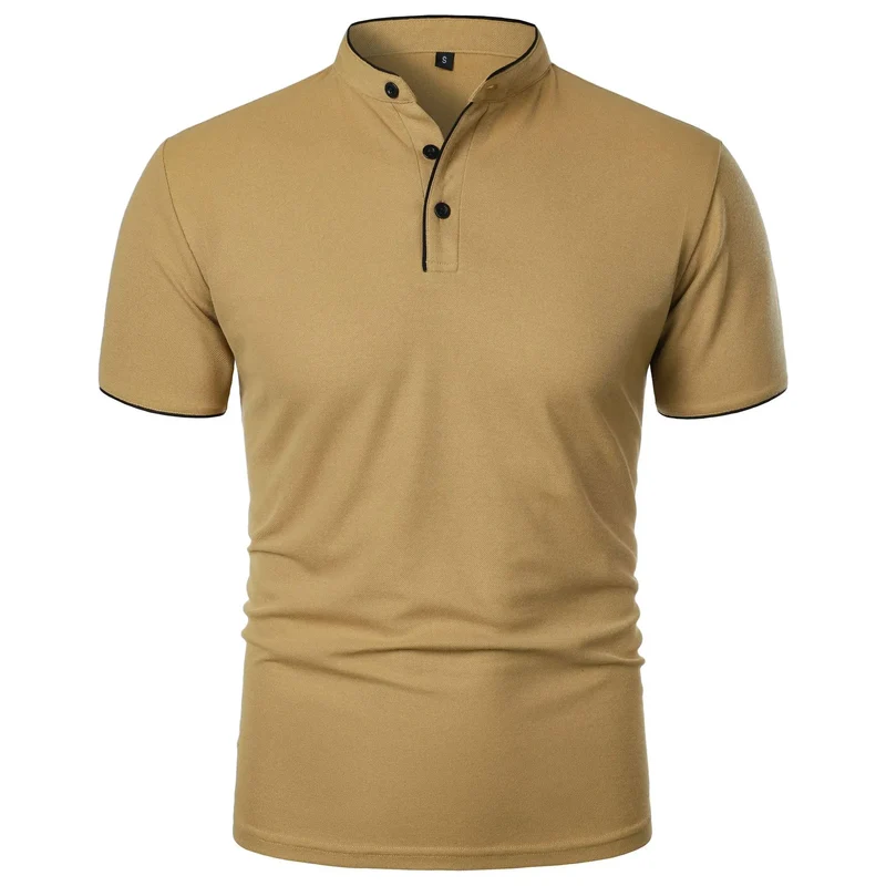 Herren Poloshirt POLO Shirt T-Shirt Kurzarm Zipper Hemd Fashion Polohemd Top NEU