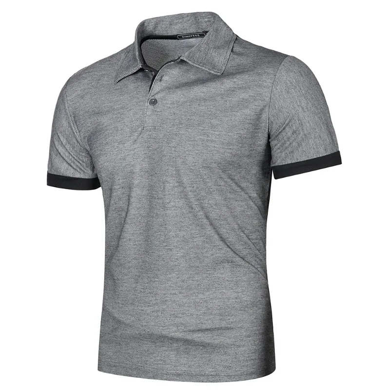 Herren Poloshirt POLO Shirt T-Shirt Kurzarm Zipper Hemd Fashion Polohemd Top NEU
