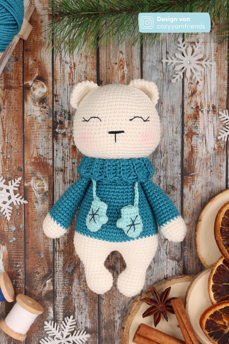Anleitung Amigurumi Eisbär