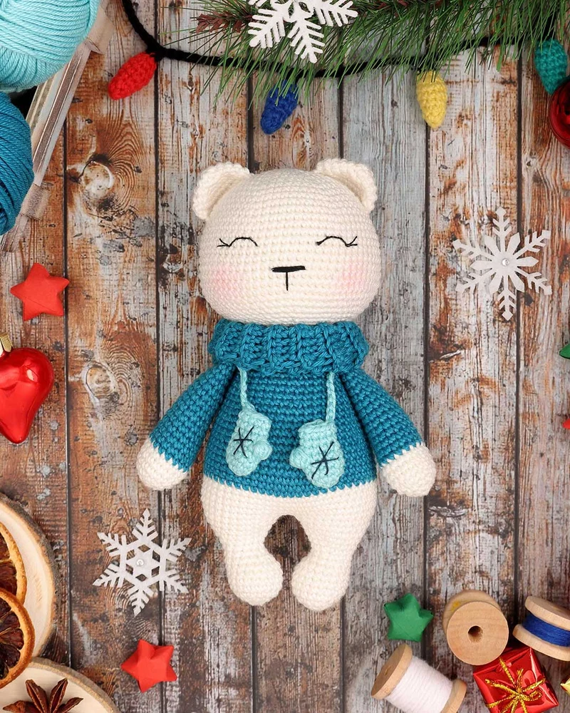 Anleitung Amigurumi Eisbär