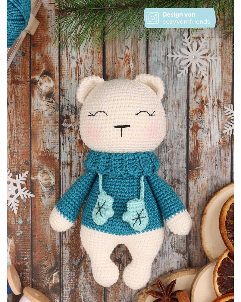 Anleitung Amigurumi Eisbär