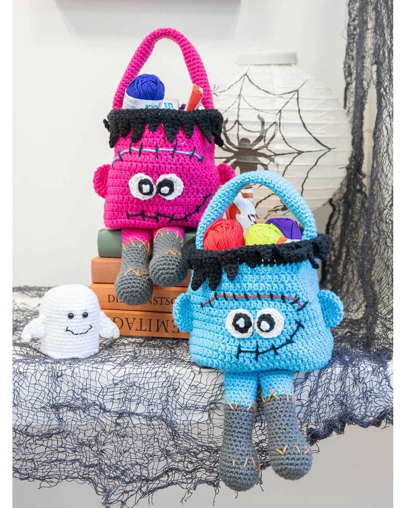 Anleitung Bonbontasche Monster Franky