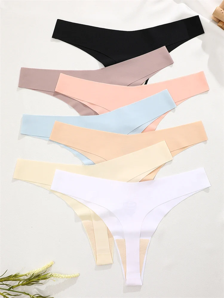 6Stk Frauen Spitze Tanga String Höschen Sexy Schlüpfer Slip Dessous Unterwäsche