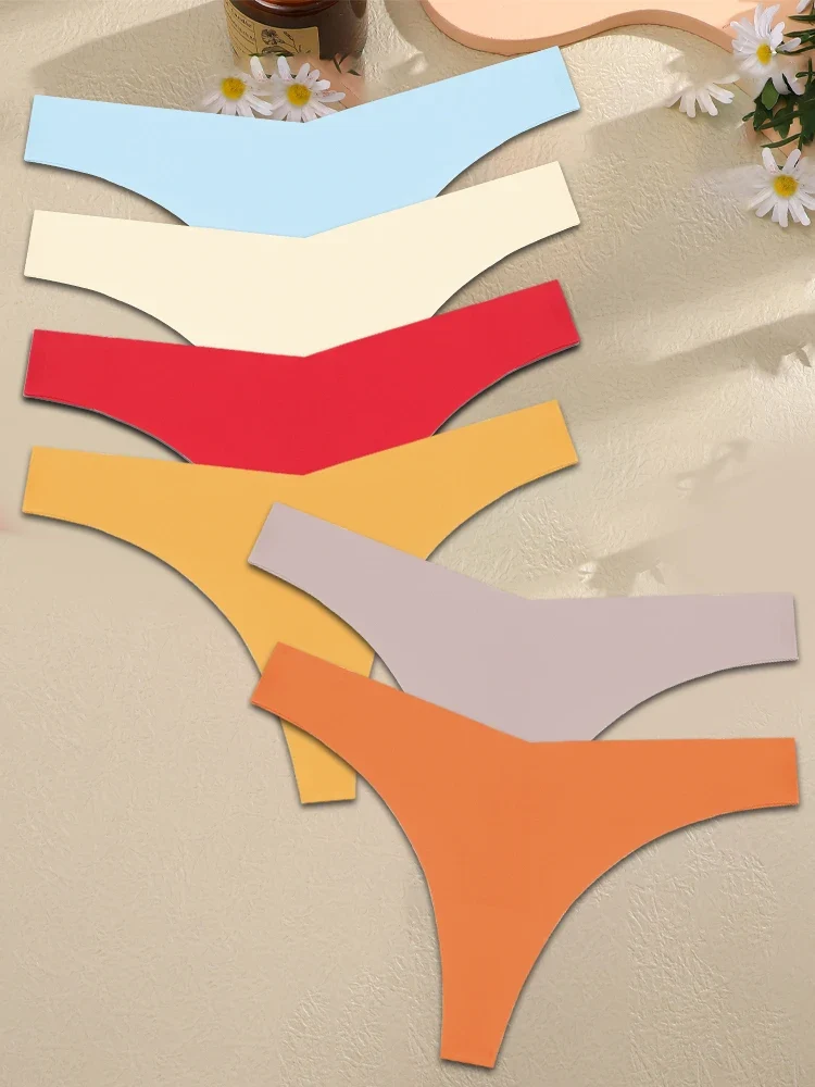 6Stk Frauen Spitze Tanga String Höschen Sexy Schlüpfer Slip Dessous Unterwäsche