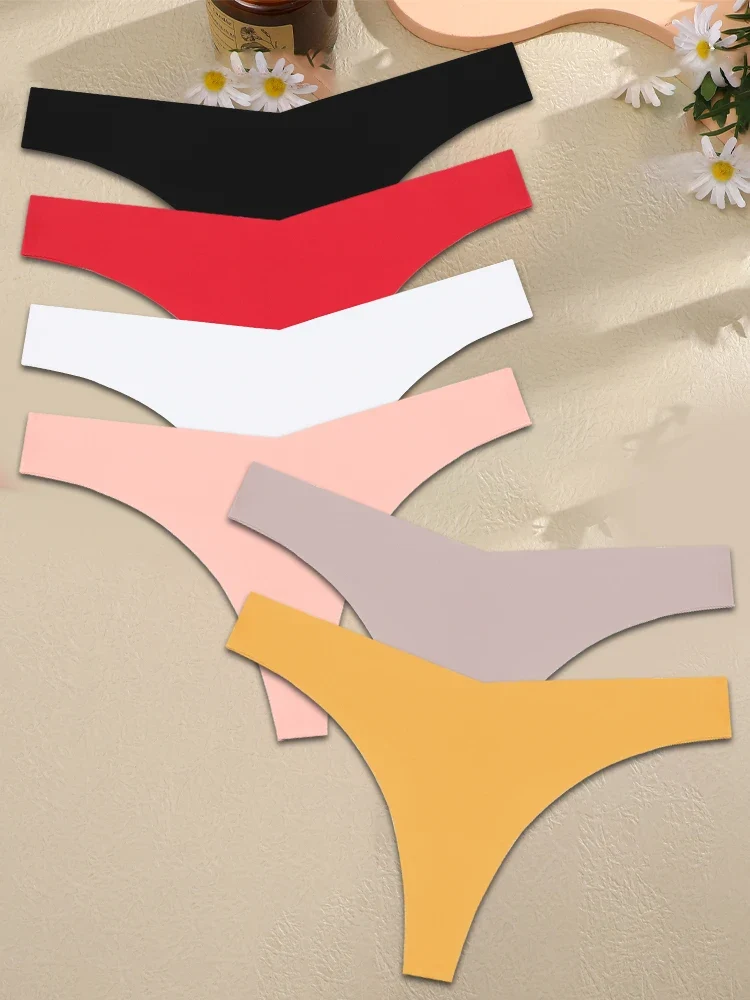 6Stk Frauen Spitze Tanga String Höschen Sexy Schlüpfer Slip Dessous Unterwäsche