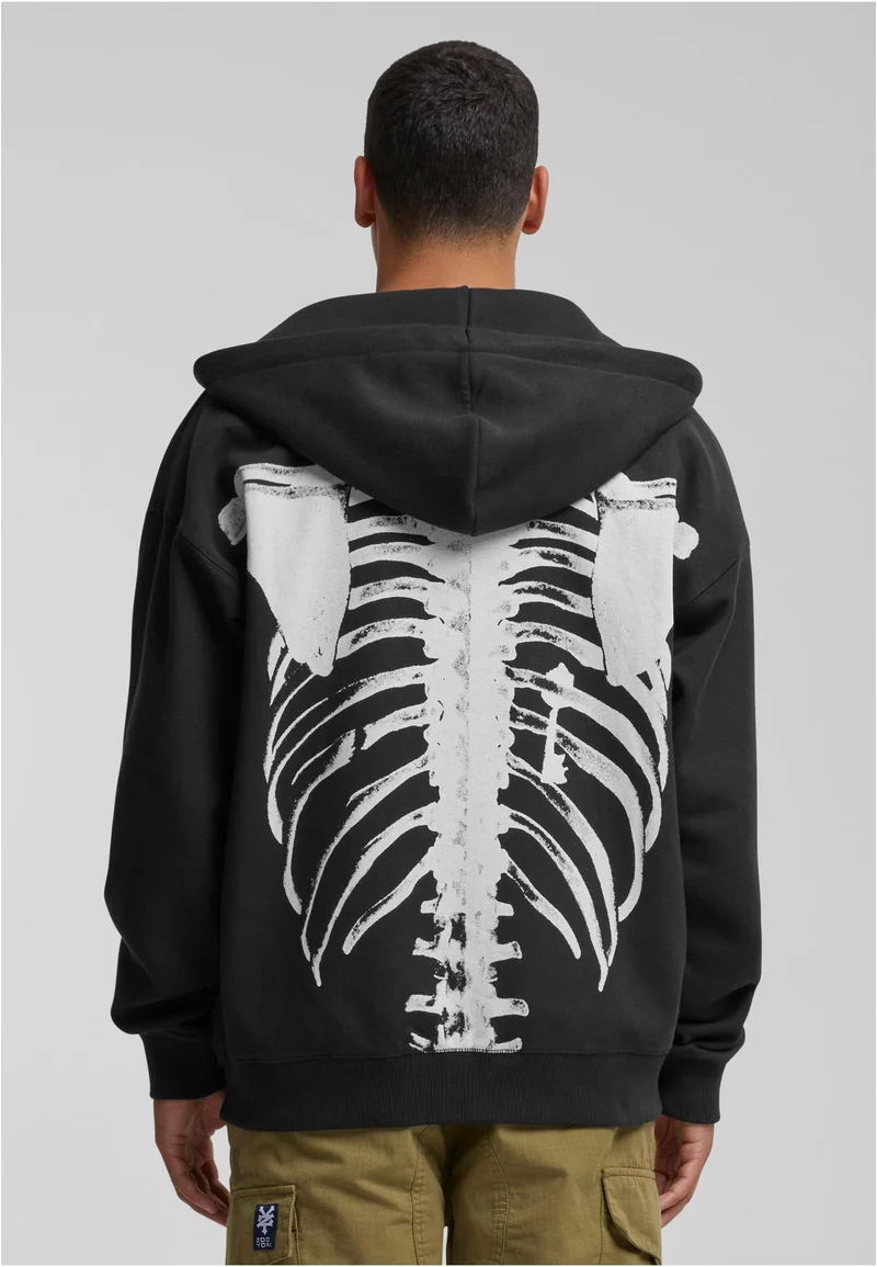 ZY Skeleton Zip Hoodie