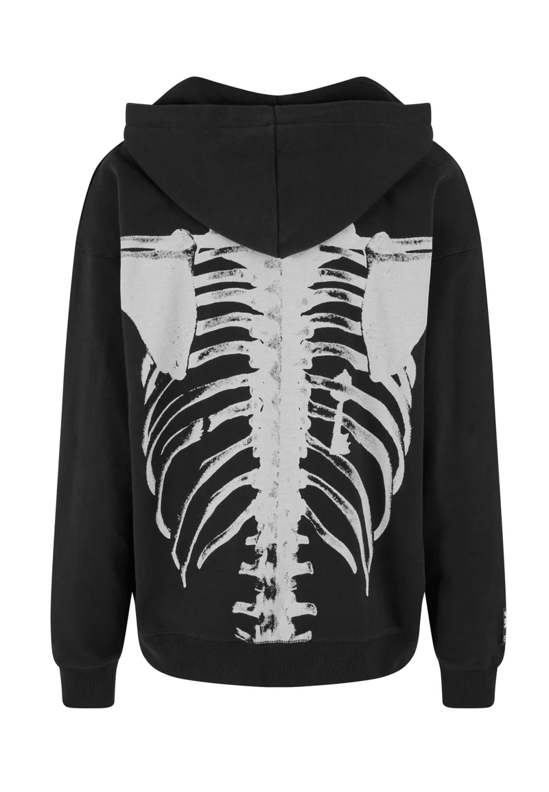 ZY Skeleton Zip Hoodie