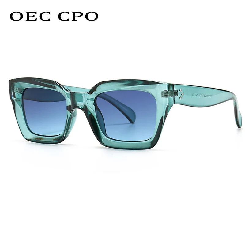 Damen Sonnenbrille Designer Luxus Brille Quadratische Gläser Vintage UV400