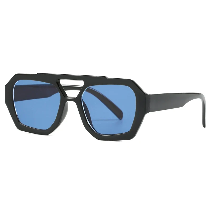 Damen Sonnenbrille Designer Luxus Brille Quadratische Übergröße Gläser Vintage