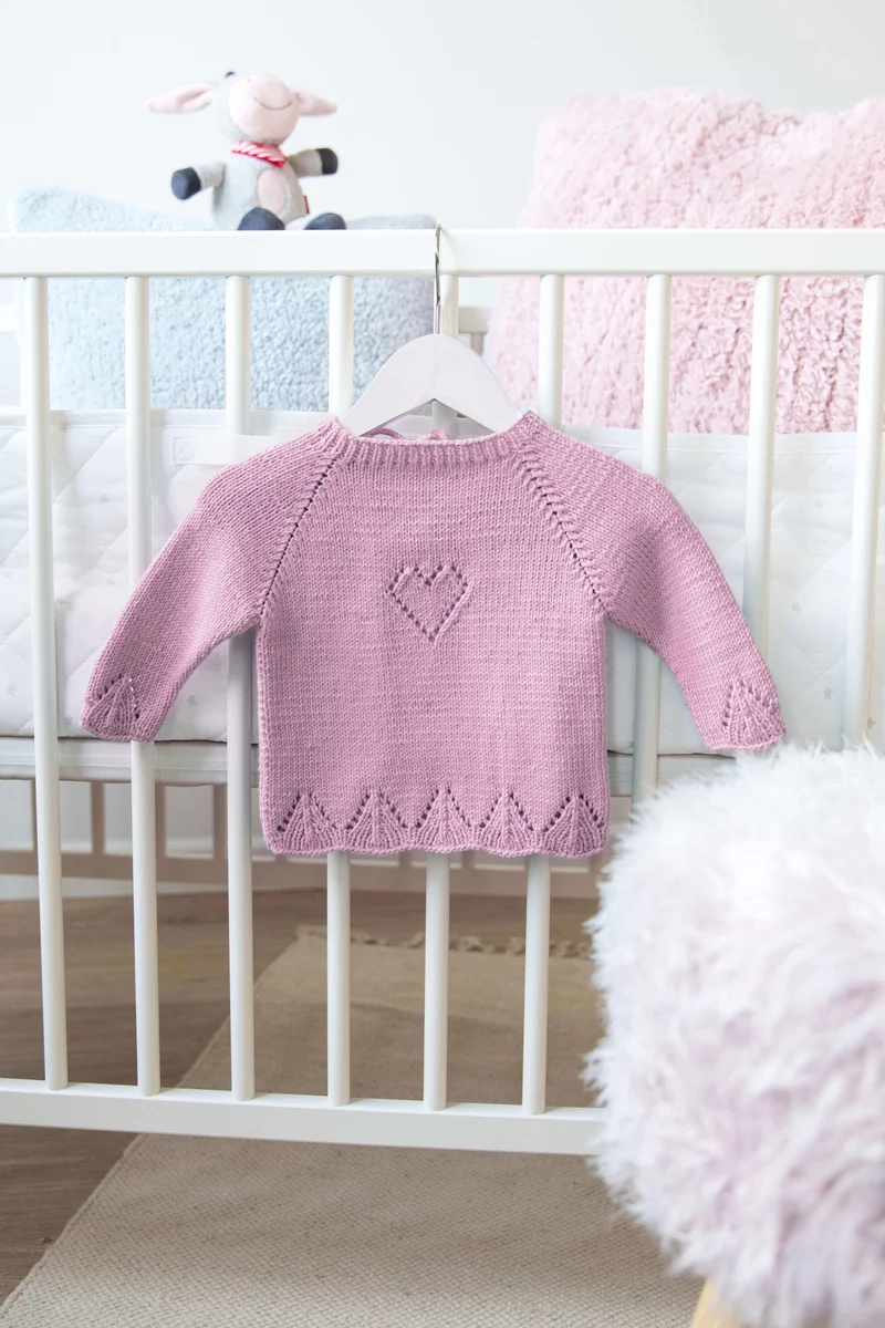 Anleitung Mädchenpulli mit Herz