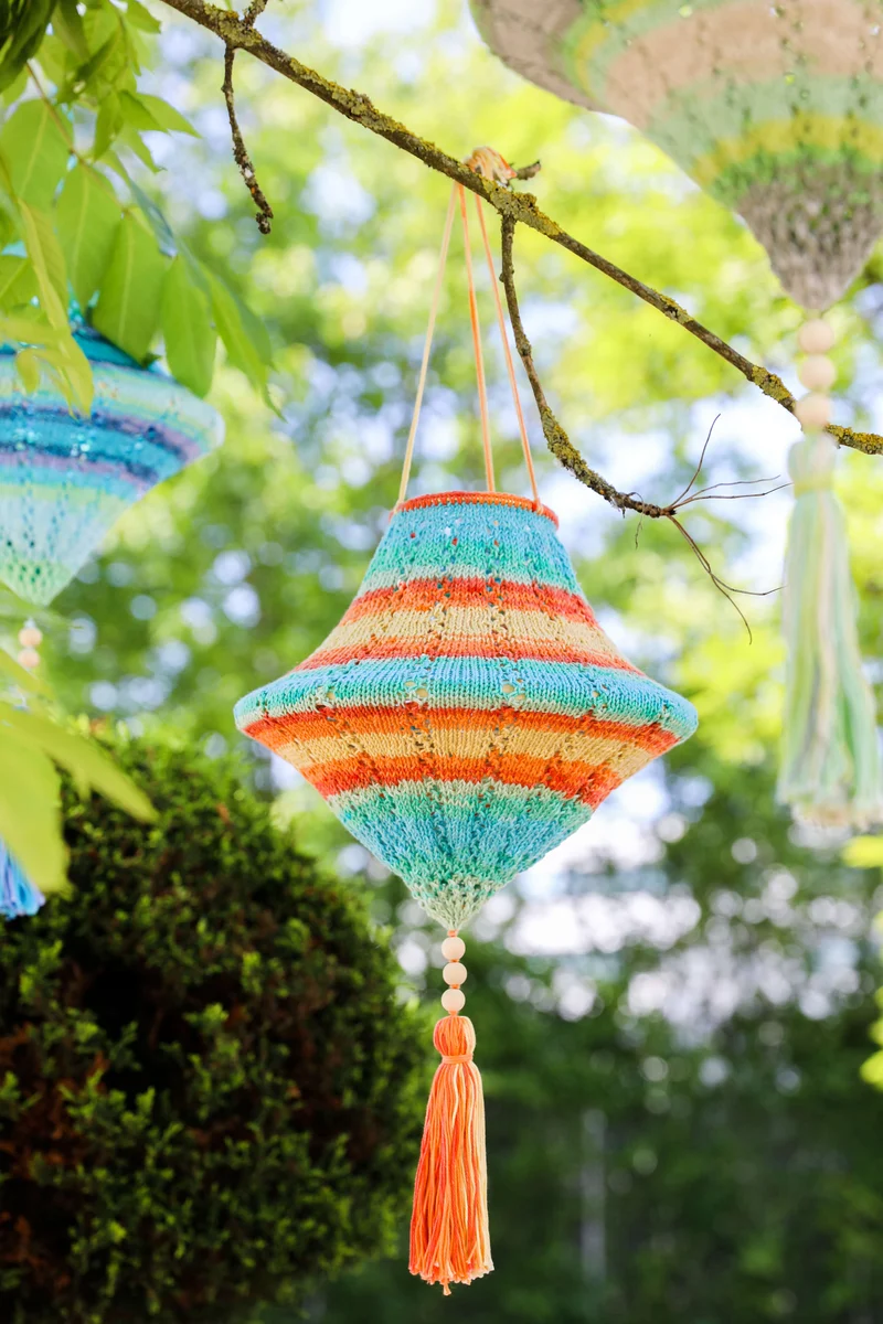 Anleitung Lampion gestrickt