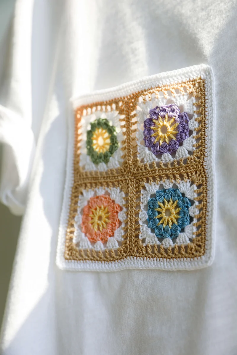 Anleitung Granny Squares als Dekoelement