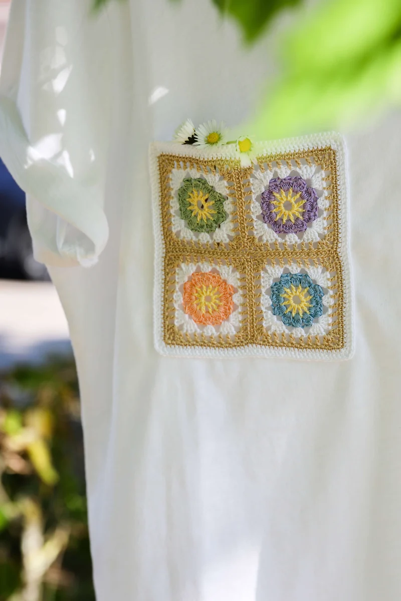 Anleitung Granny Squares als Dekoelement