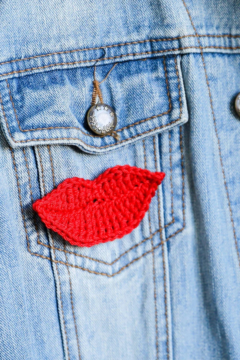 Anleitung Gehäkelte Lippen