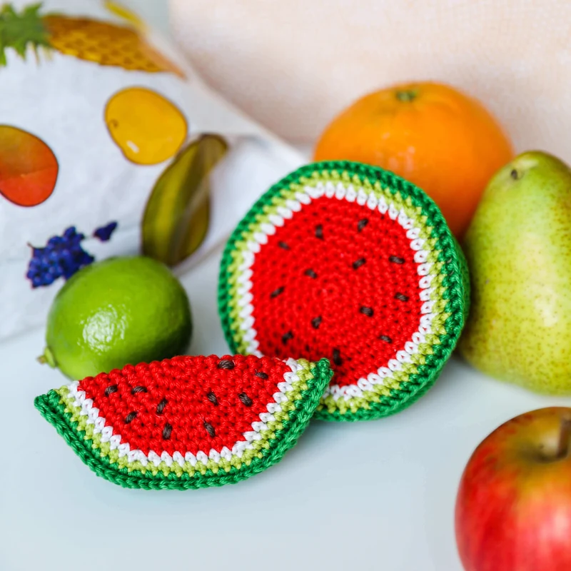 Anleitung Amigurumi Wassermelone
