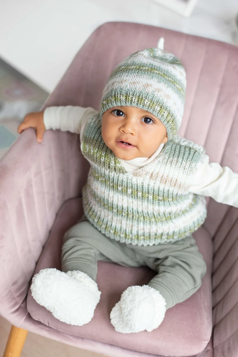 Anleitung Babypullunder und Mütze