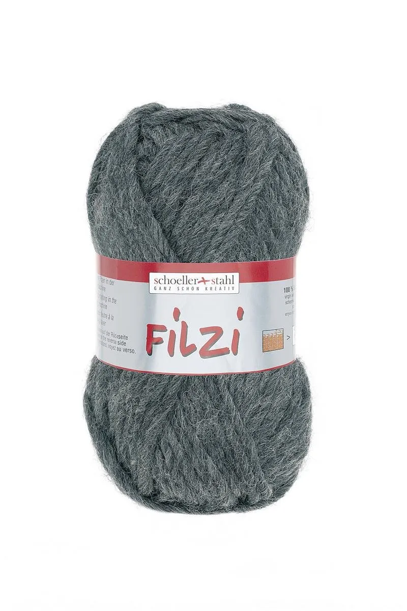 FILZI 50g | Farbe 31 - GRAU-MELIERT