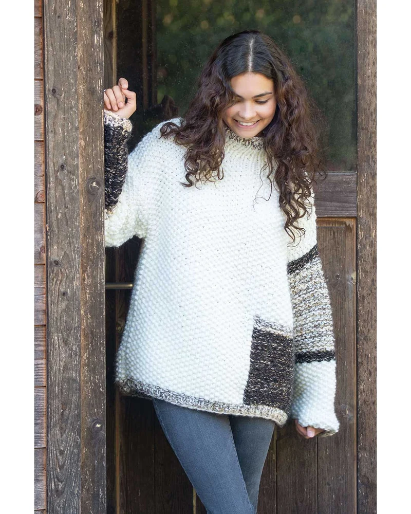 Anleitung Pulli mit Perlmuster