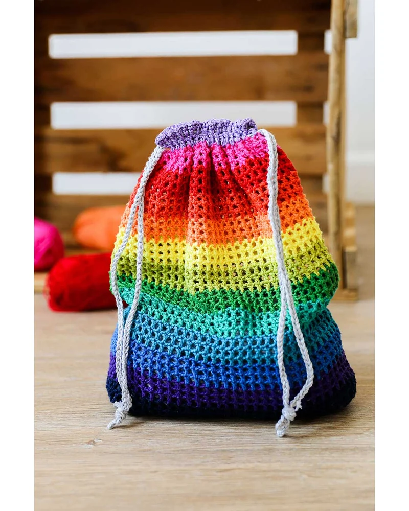 Anleitung Regenbogen-Beutel