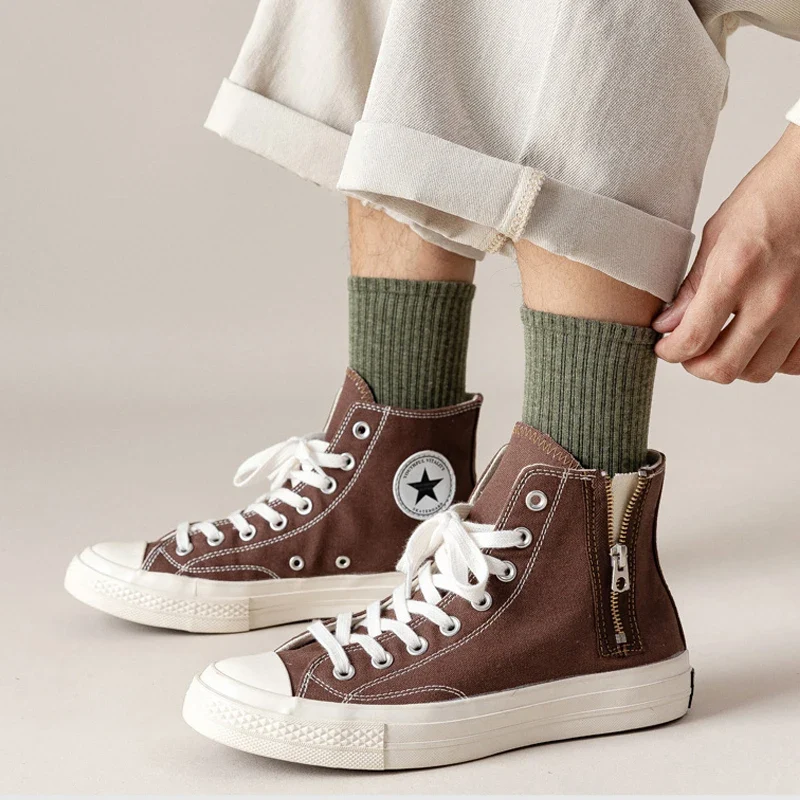 5 Paar Herren Business Socken aus Baumwolle Atmungsaktives Füßlinge Größe 38-45