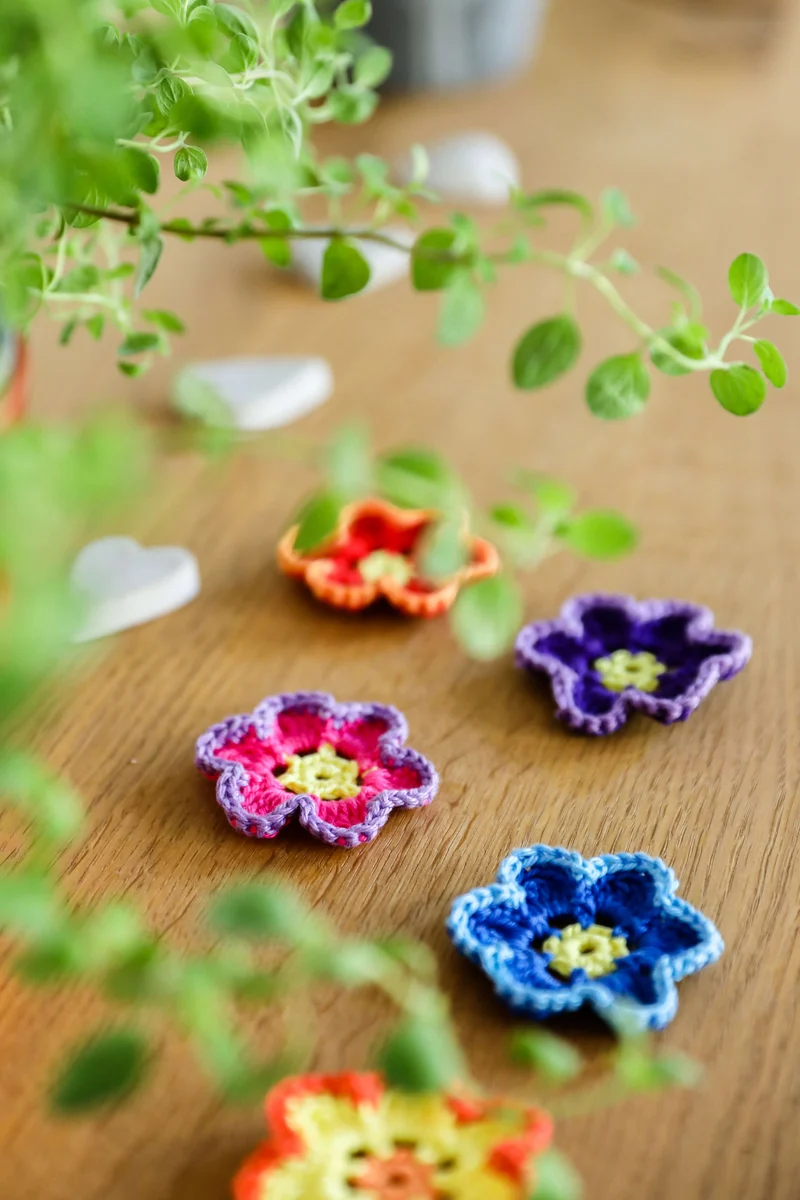 Anleitung Häkelblumen