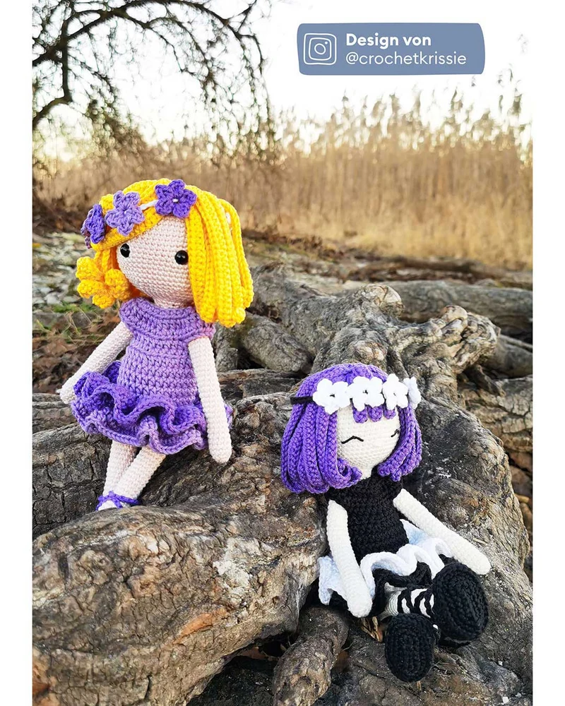 Anleitung Gehäkelte Puppen Luna und Sun