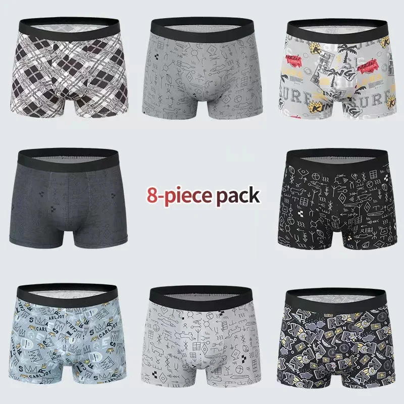 4er Pack Herren Boxershorts Unterhosen Basic Unterwäsche Boxer Shorts