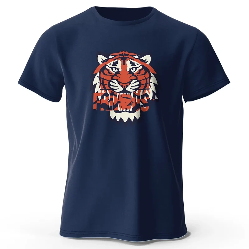 Männer T-Shirt Tiger Herrenmode Shirts Hemden Streetwear 100% Baumwolle Tank Top