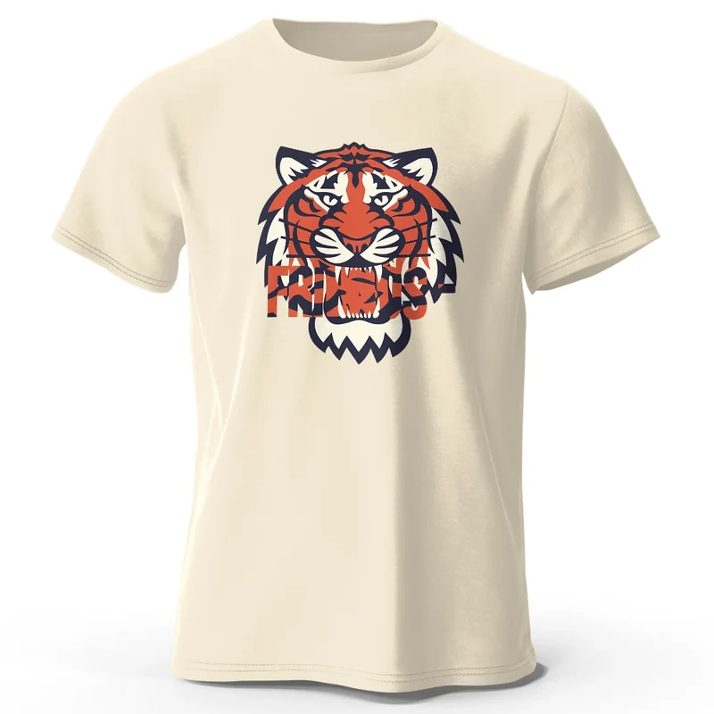 Männer T-Shirt Tiger Herrenmode Shirts Hemden Streetwear 100% Baumwolle Tank Top