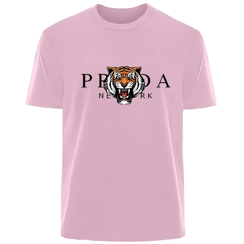 Männer T-Shirt Tiger Herrenmode Shirts Hemden Streetwear 100% Baumwolle Tank Top