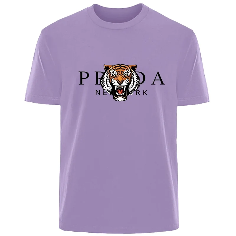 Männer T-Shirt Tiger Herrenmode Shirts Hemden Streetwear 100% Baumwolle Tank Top