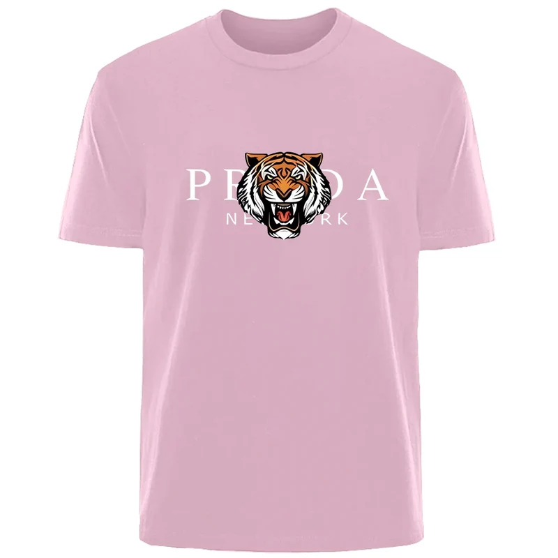 Männer T-Shirt Tiger Herrenmode Shirts Hemden Streetwear 100% Baumwolle Tank Top