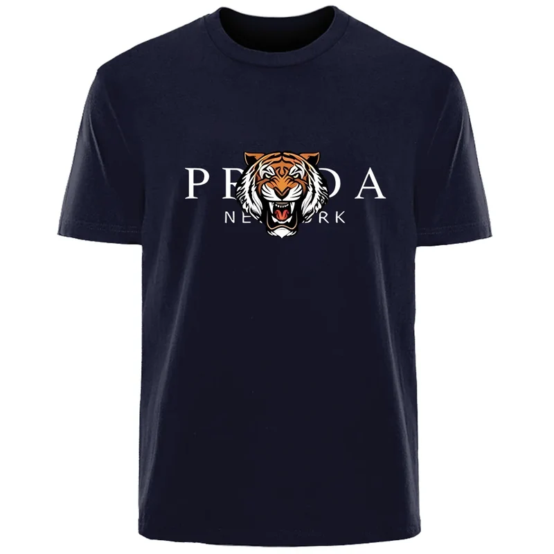 Männer T-Shirt Tiger Herrenmode Shirts Hemden Streetwear 100% Baumwolle Tank Top