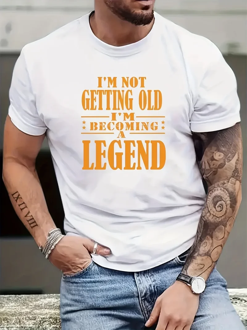 Männer T-Shirt Legend Herrenmode Shirts Hemd Streetwear 100% Baumwolle Tank Top