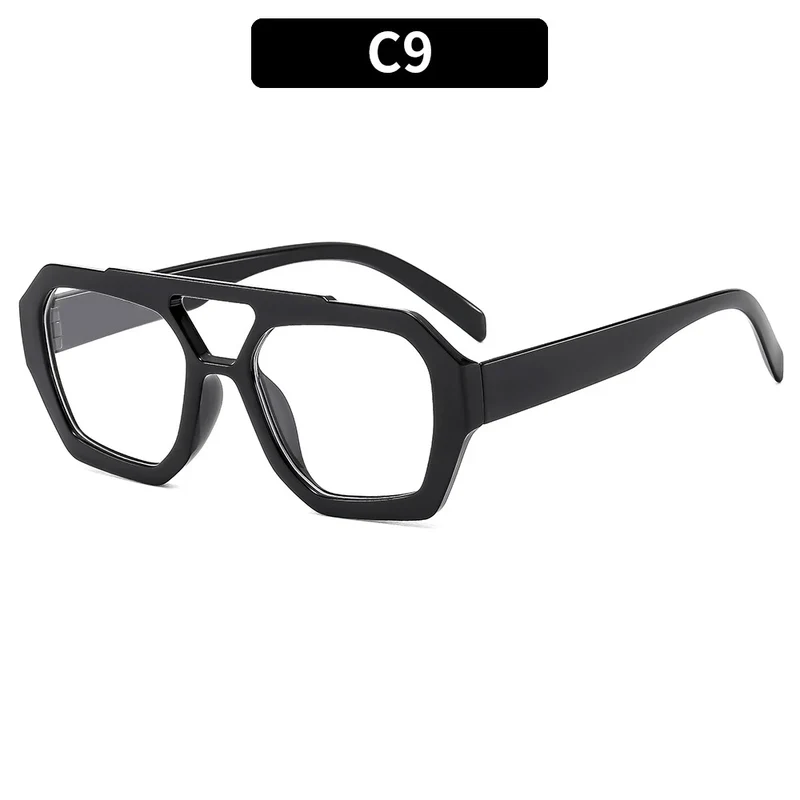 Damen Sonnenbrille Designer Luxus Brille Quadratische Übergröße Gläser Vintage