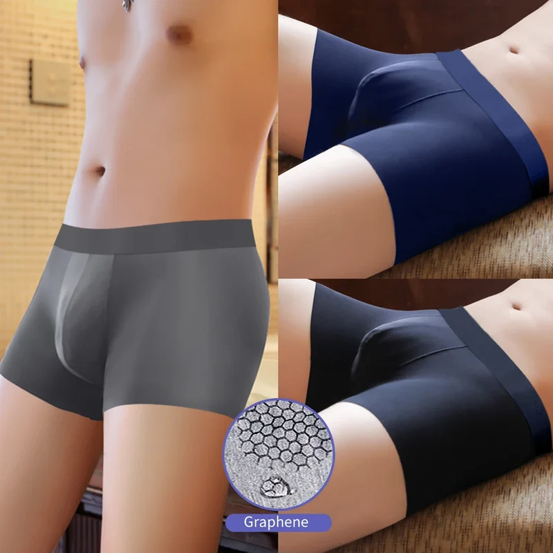5er Pack Herren Boxershorts Eisseide Unterhosen Basic Unterwäsche Boxer Shorts 5XL NEU