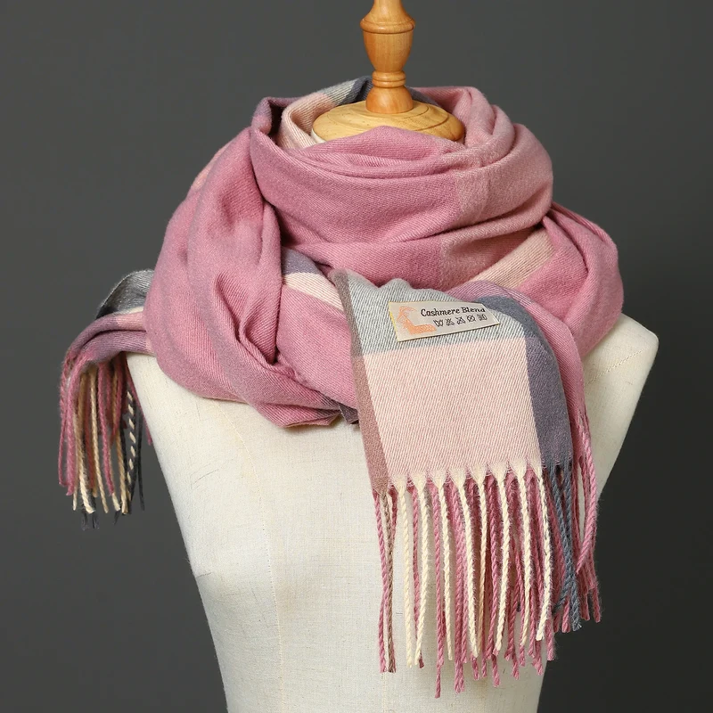Herren Schal Winterschal Stola Schlauchschal Halstuch Wollschal Strickschal Loop