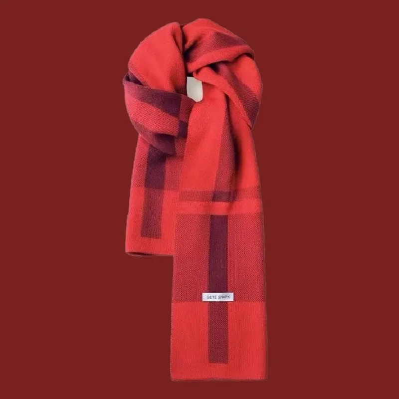 Herren Schal Winterschal Stola Schlauchschal Halstuch Wollschal Strickschal Loop