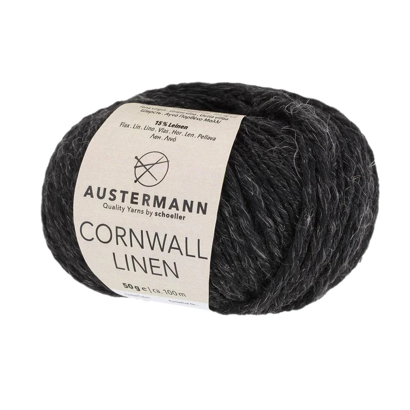 Cornwall Linen | 100 M - 50G | 02 - Anthrazit