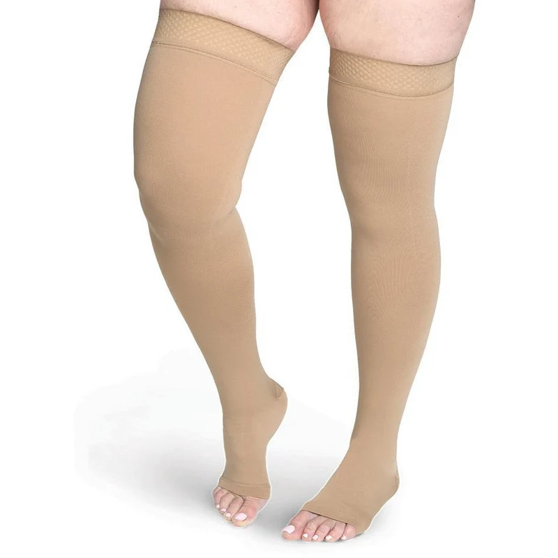 Sigvaris Secure Thigh High 40-50 mmHg, Open Toe