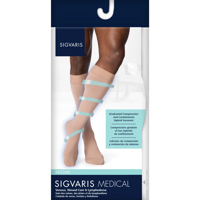 Sigvaris Secure Men's Knee High 40-50 mmHg