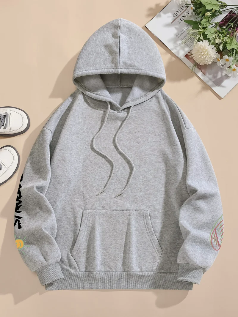 Damen Kapuzenpullover Sweatshirt Hoodie Pulli Kapuzenpulli Streetwear Pullover