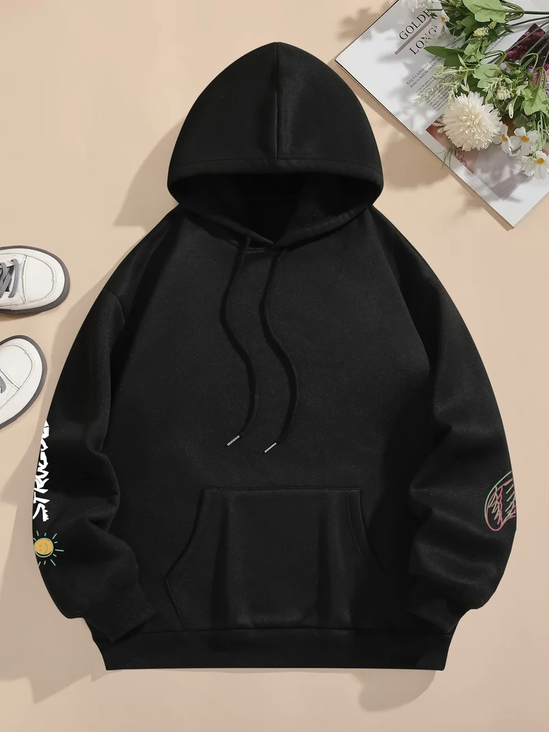 Damen Kapuzenpullover Sweatshirt Hoodie Pulli Kapuzenpulli Streetwear Pullover