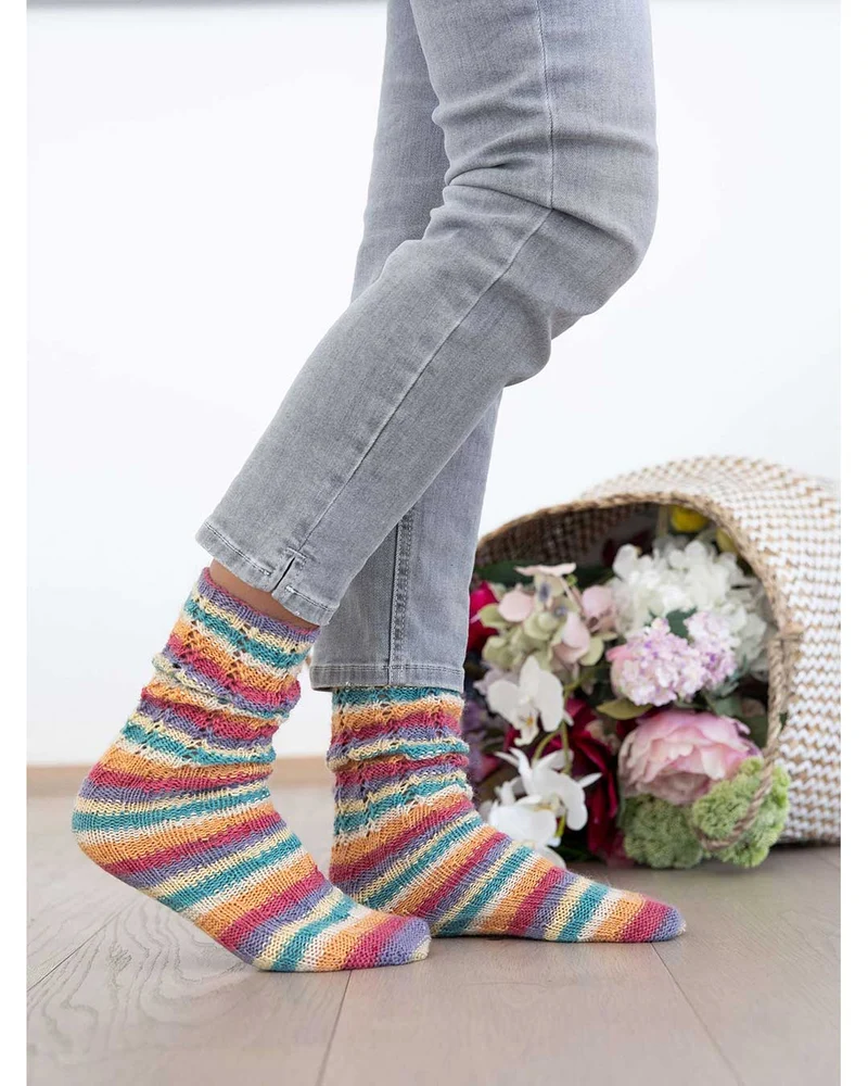 Anleitung Socken ohne Ferse