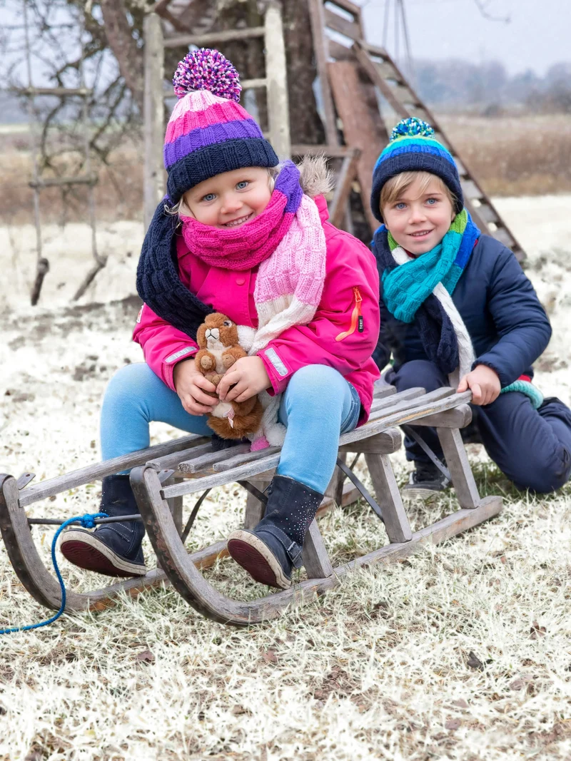 Anleitung Kindermütze und Schal