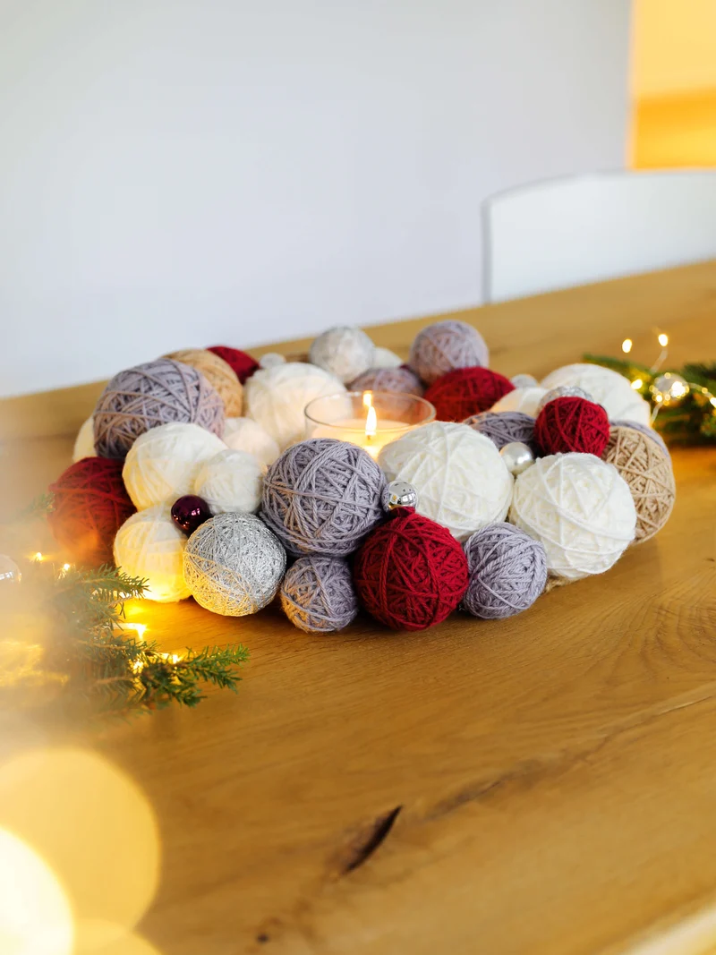 Anleitung Weihnachtskranz