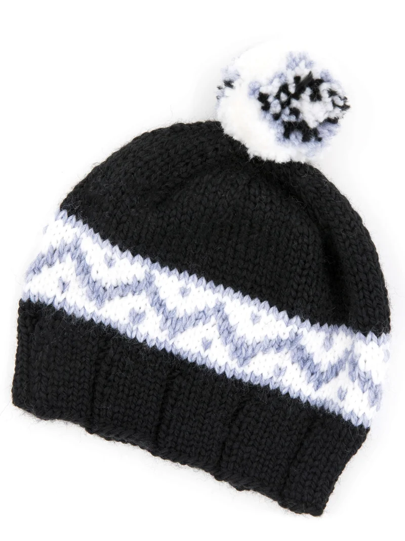 Anleitung Jacke und Mütze mit Einstrickmuster