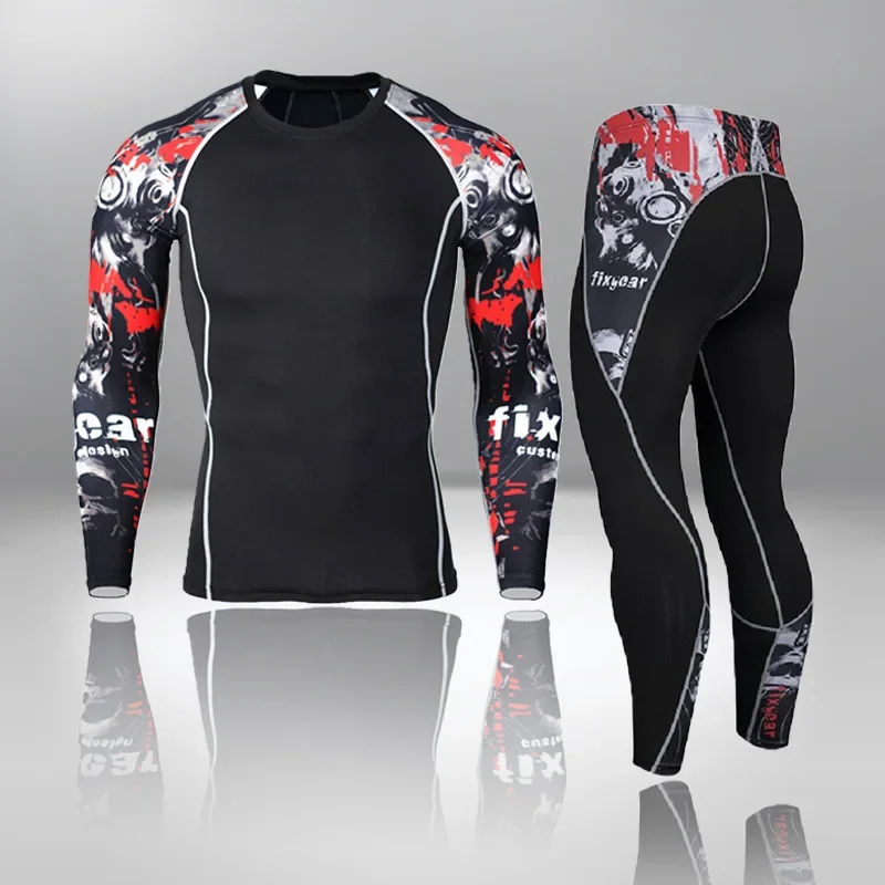 Trainingsanzug Kompressionshose Sporthose Kurzhose Shorts Laufshirts Sportshirt