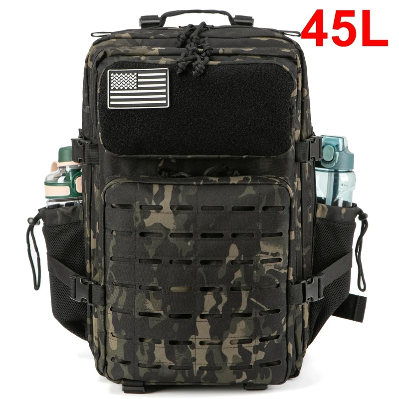 Taktischer Rucksack Laptoptasche RollTop Herren 36-55L Laptop Tasche Damen